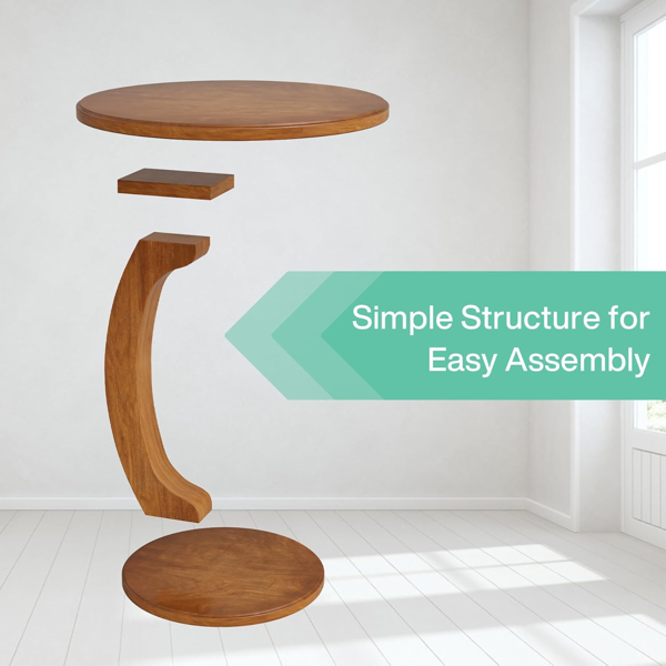 Wood End Table-3