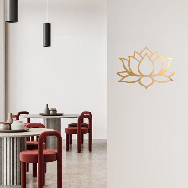Stunning Large Lotus Metal Wall Art – Modern Living Room Decor & Fabulous Bridal Shower Gift.Wall Sculptures-cif buy-10