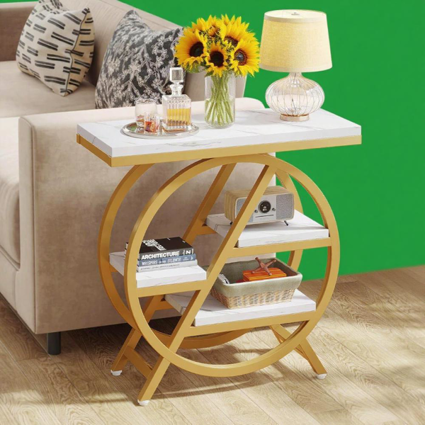 Wood End Table-7