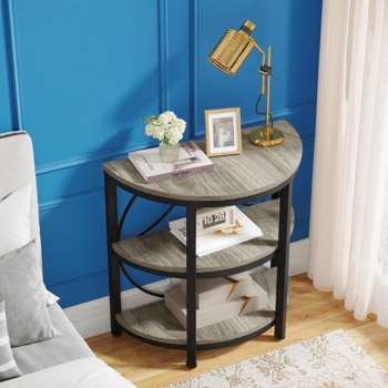 Wood End Table