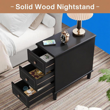 Wood End Table