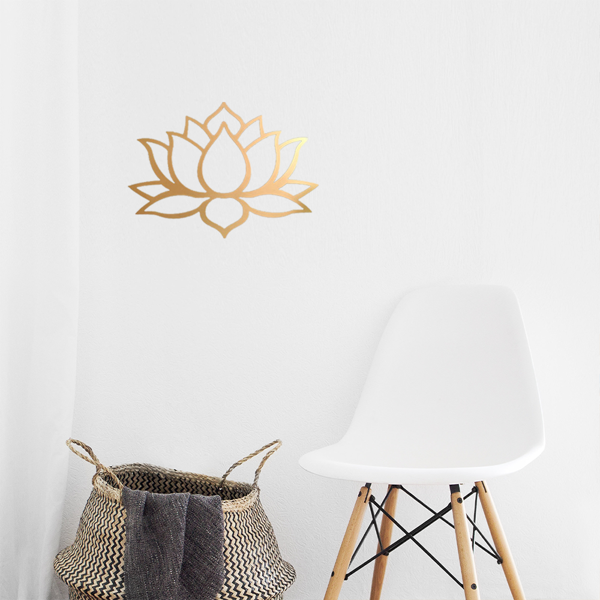 Stunning Large Lotus Metal Wall Art – Modern Living Room Decor & Fabulous Bridal Shower Gift.Wall Sculptures-cif buy-15