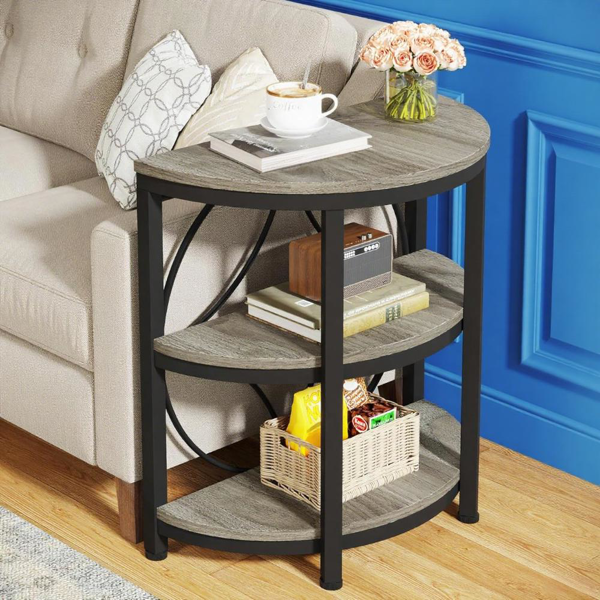 Wood End Table-6