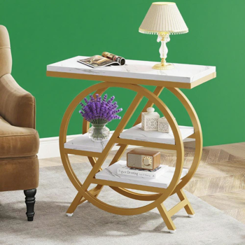 Wood End Table