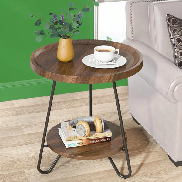 Wood End Table-7