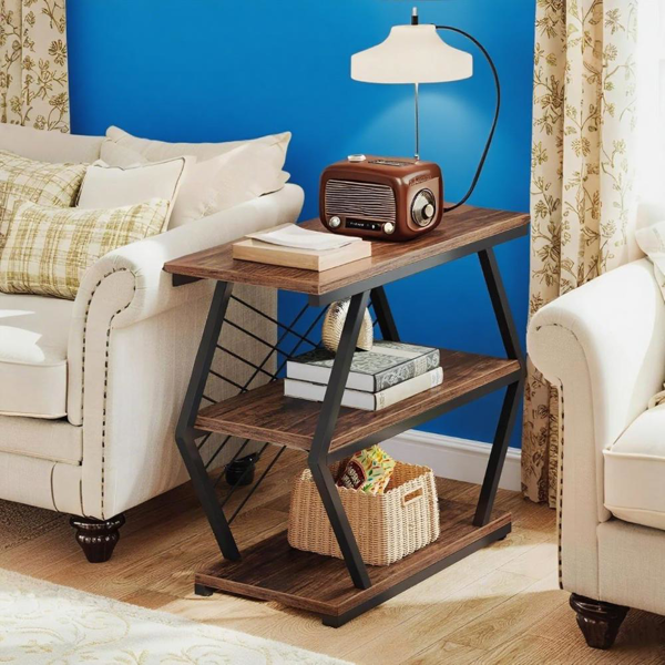 Wood End Table-7