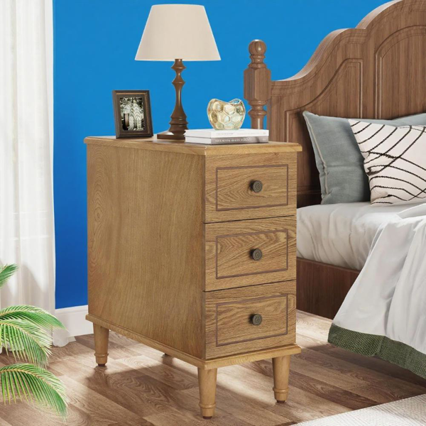 Wood End Table-5