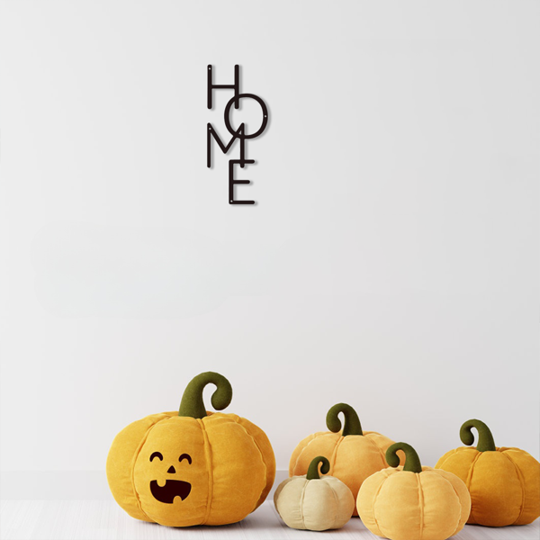 1PC Unique HOME Metal Sign: Perfect for Bedroom Decor & Housewarming Gifts.Wall Sculptures-21