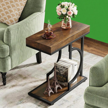 Wood End Table