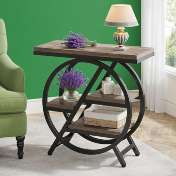Wood End Table