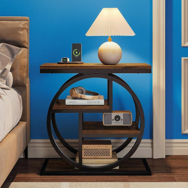 Wood End Table-4