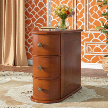 Wood End Table