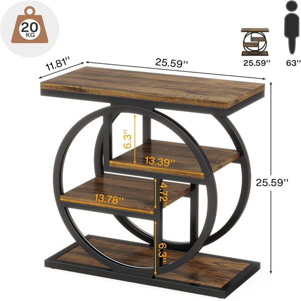 Wood End Table-2