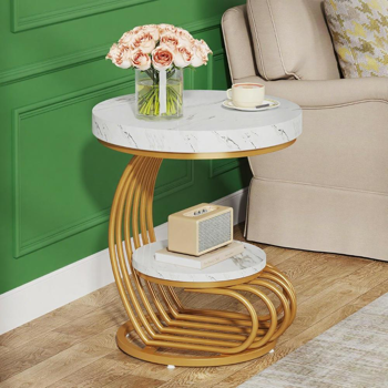 Wood End Table