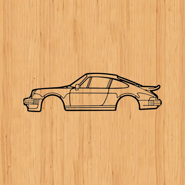Striking Wall Decoration Art: Creative Metal Iron Art Line 911 Turbo Sports Car Wall Hanging. This Home Art Wall Decoration Pendant Ornament, in the Form of a Wall Sculpture, Adds a Touch of Automotiv-32