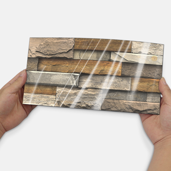 12 Pcs Marble Stone Backsplash Wallpaper Peel And Stick For Kitchen Wall,Bathroom (5.91*11.81inch) PVC Detachable Without Leaving Glue Water Resistant Wall Paper, Wall Renovation | Wall Decoration-7
