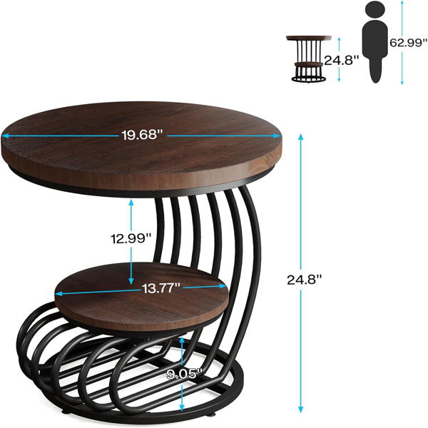 Wood End Table-2
