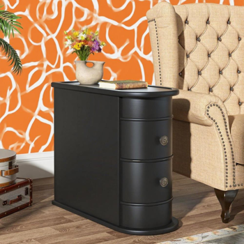 Wood End Table