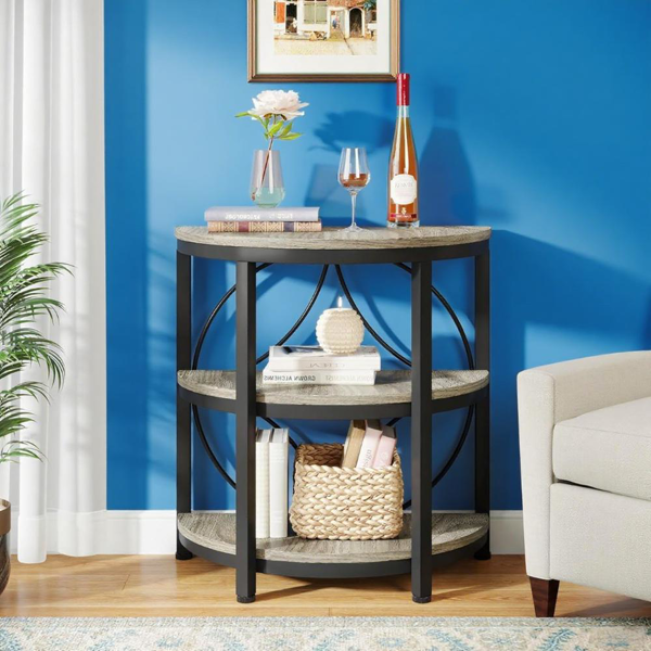 Wood End Table-5
