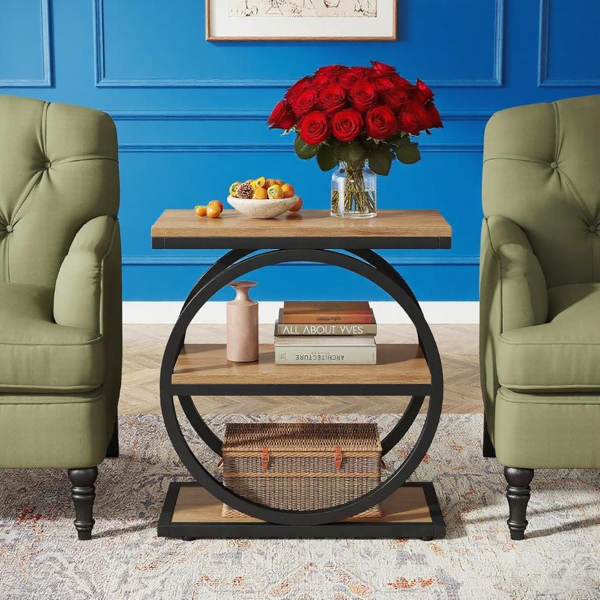 Wood End Table-3