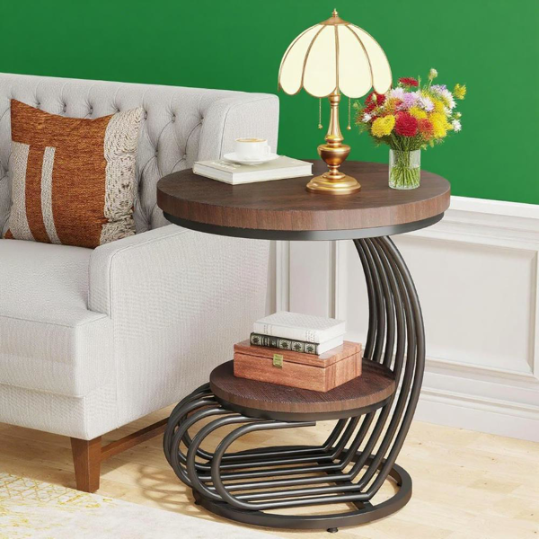 Wood End Table-1