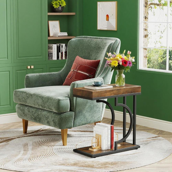 Wood End Table-5