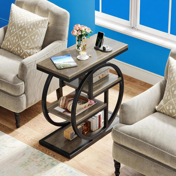 Wood End Table-4