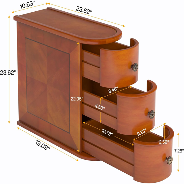 Wood End Table-2