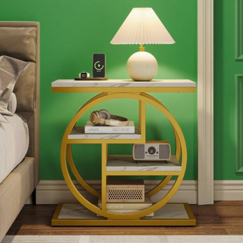 Wood End Table