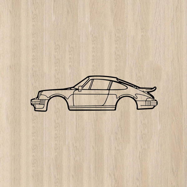 Striking Wall Decoration Art: Creative Metal Iron Art Line 911 Turbo Sports Car Wall Hanging. This Home Art Wall Decoration Pendant Ornament, in the Form of a Wall Sculpture, Adds a Touch of Automotiv-22