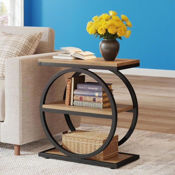 Wood End Table-5