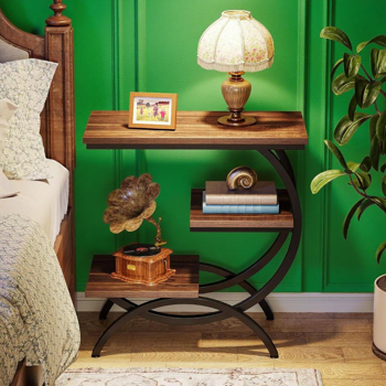 Wood End Table