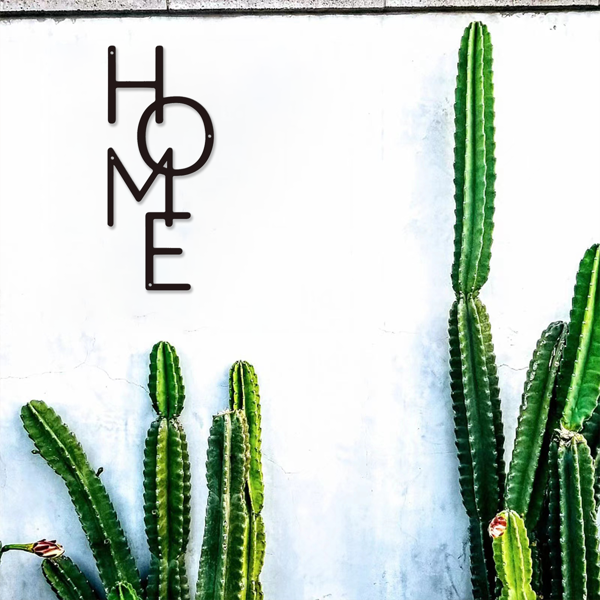 1PC Unique HOME Metal Sign: Perfect for Bedroom Decor & Housewarming Gifts.Wall Sculptures-36