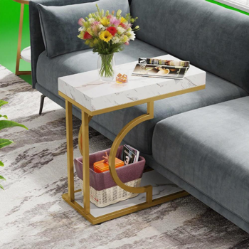 Wood End Table