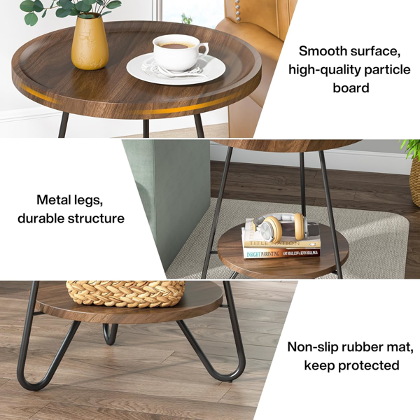 Wood End Table-3