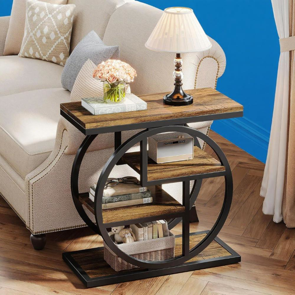 Wood End Table-5