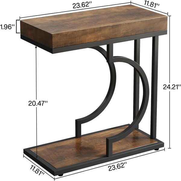 Wood End Table-2