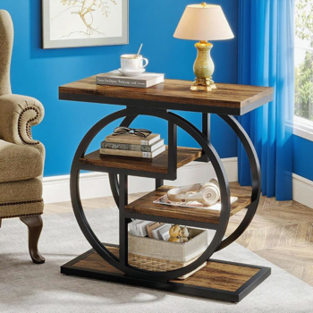 Wood End Table