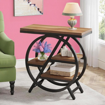 Wood End Table