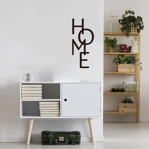 1PC Unique HOME Metal Sign: Perfect for Bedroom Decor & Housewarming Gifts.Wall Sculptures-32