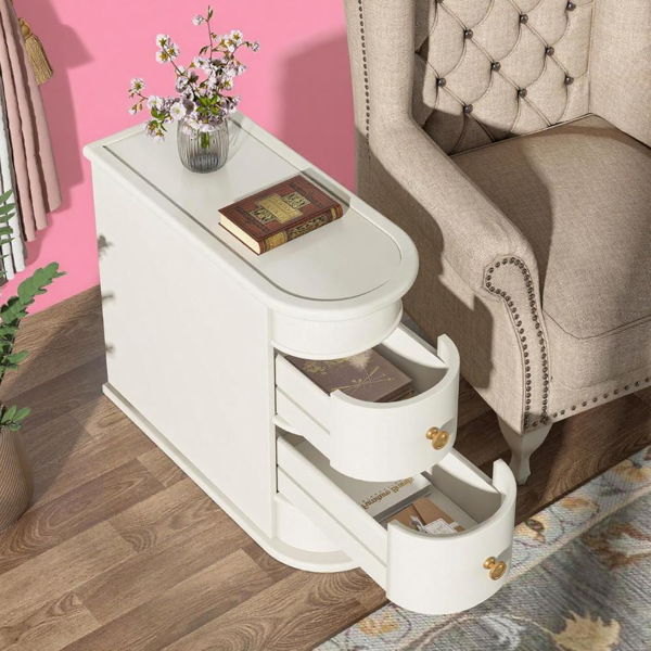 Wood End Table-7