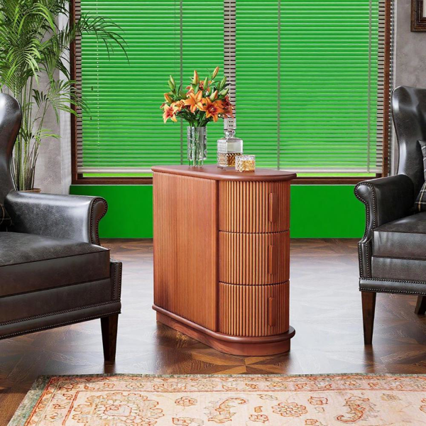 Wood End Table-5