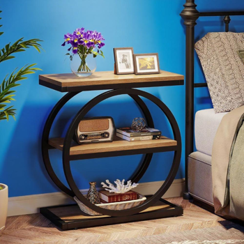 Wood End Table