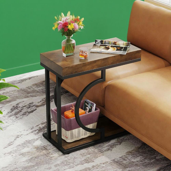 Wood End Table-3