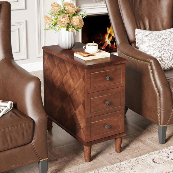 Wood End Table-7
