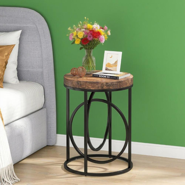 Wood End Table-4