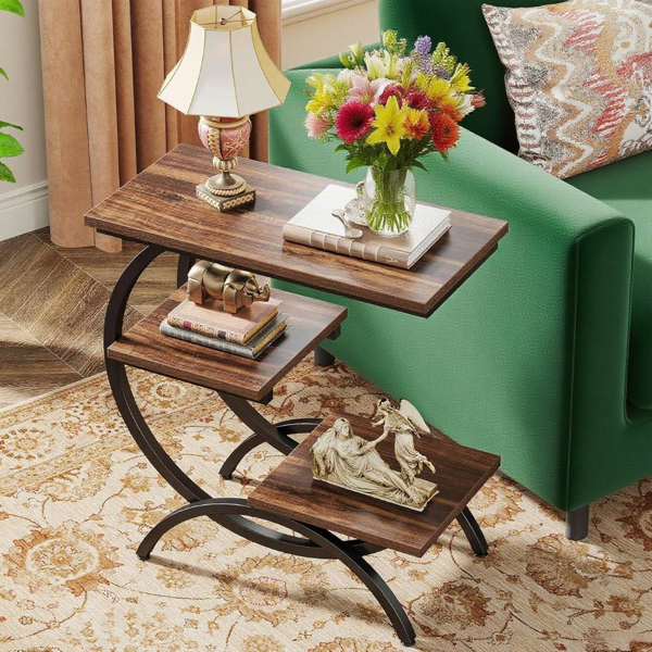 Wood End Table-5