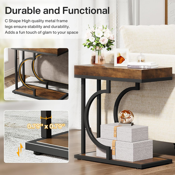Wood End Table-7