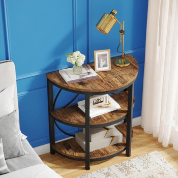 Wood End Table