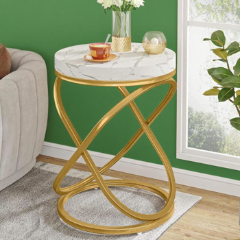 Wood End Table